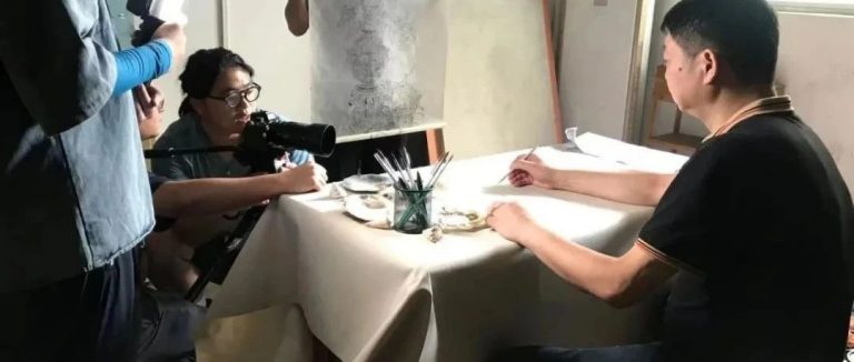 中央電視臺《探索·發現》欄目來北海貝雕博物館拍攝紀錄片